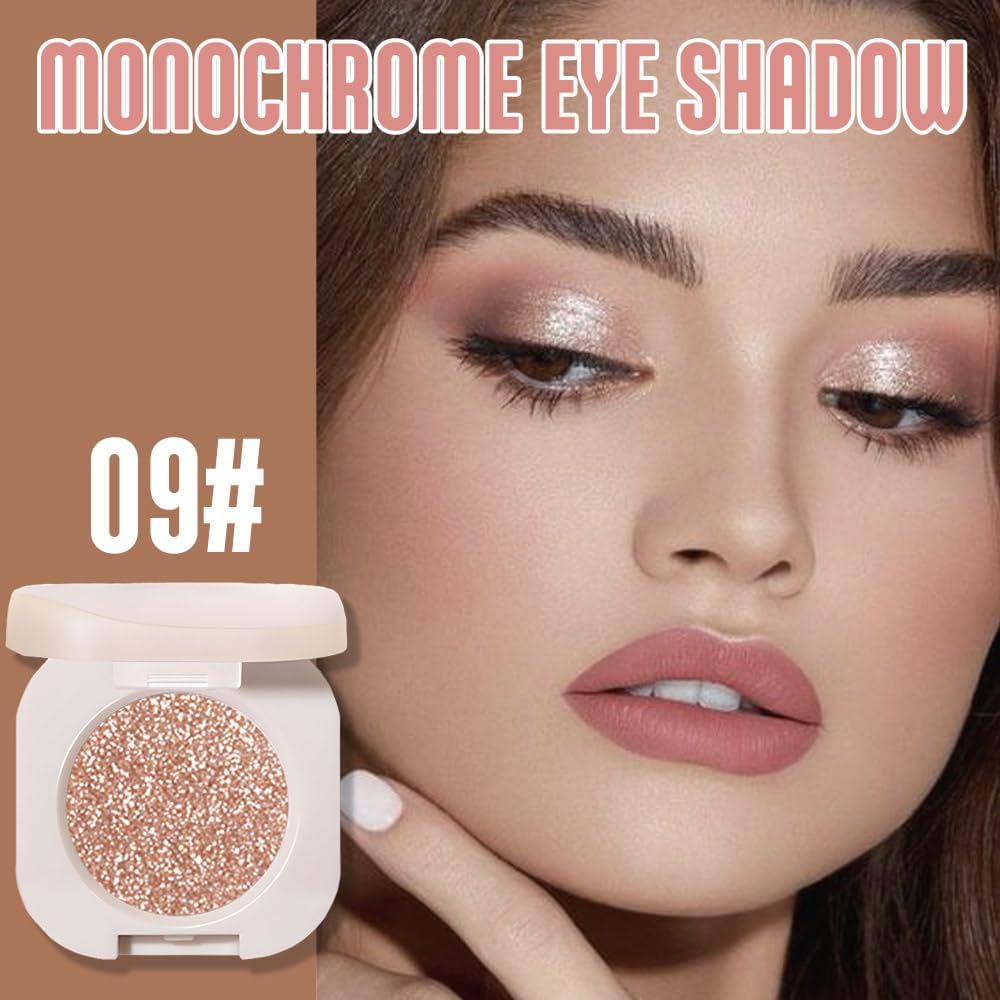 Amazon.com : Glitter Eyeshadow Palette,Shimmer Light Nude